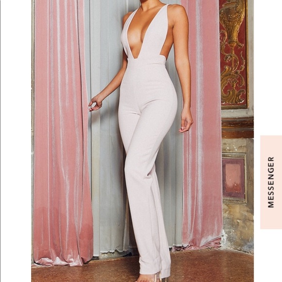 House of CB Pants - Blush jumpsuit